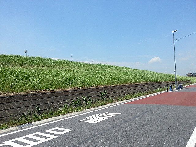 江戸川自転車道は初心者でもサイクリングしやすいルートです。